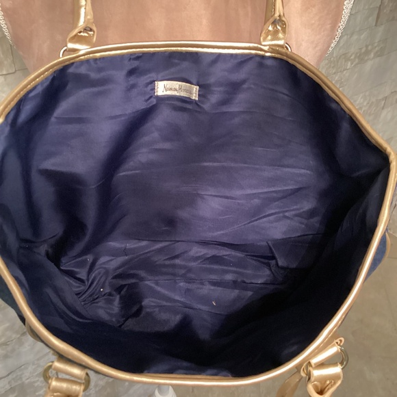 Neiman Marcus Denim Tote Bag (NWT) - Picture 8 of 9